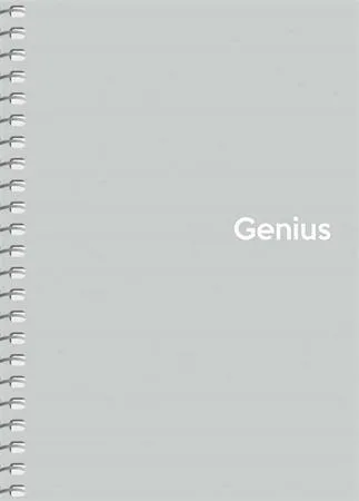 Špirálový zošit, štvorčekový, A6, 80 listov, PP obal, SHKOLYARYK "Genius Pastel", mix 4