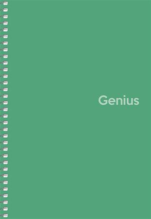 Špirálový zošit, štvorčekový, A5, 80 listov, PP obal, SHKOLYARYK "Genius", mix 2