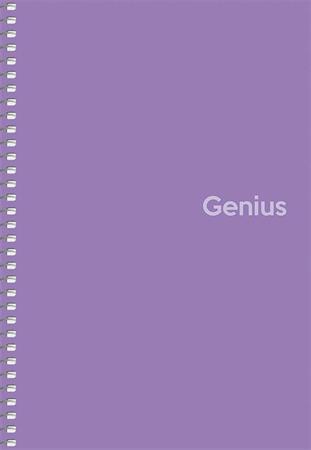 Špirálový zošit, štvorčekový, A5, 80 listov, PP obal, SHKOLYARYK "Genius", mix 3