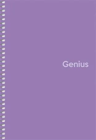 Špirálový zošit, štvorčekový, A5, 80 listov, PP obal, SHKOLYARYK "Genius", mix 3