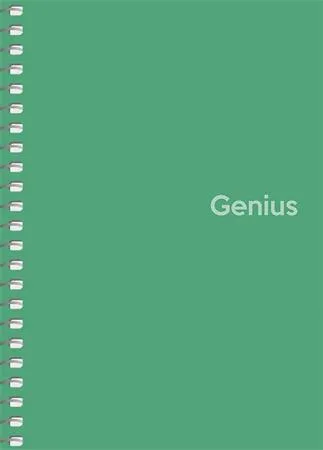 Špirálový zošit, štvorčekový, A6, 80 listov, PP obal, SHKOLYARYK "Genius", mix 2