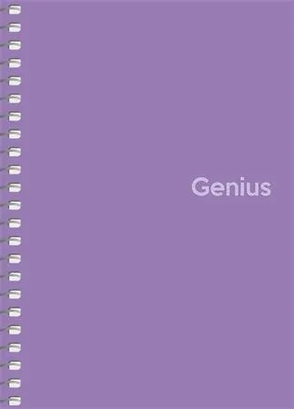Špirálový zošit, štvorčekový, A6, 80 listov, PP obal, SHKOLYARYK "Genius", mix 3