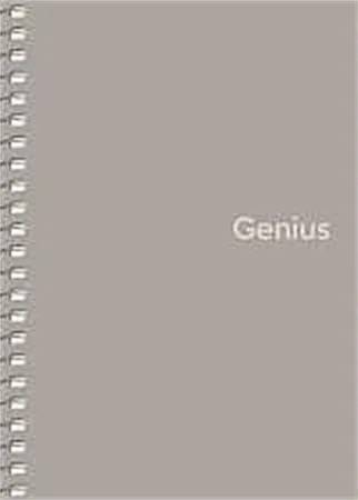 Špirálový zošit, štvorčekový, A6, 80 listov, PP obal, SHKOLYARYK "Genius", mix 4