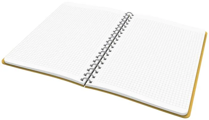 Špirálový zošit, B5, štvorčekový, 80 listov, LEITZ, "Cosy Soft Touch", teplá žltá 4
