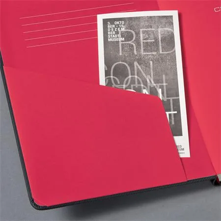 Zápisník, exkluzívny, A4, linajkový, 97 strán, tvrdá obálka, SIGEL "Conceptum Red Edition", čierno-červená 4