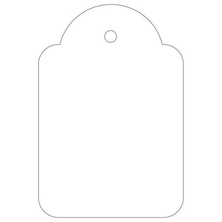 Cenové etikety, 36x53 mm, APLI, biele 2