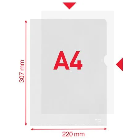 Obal, "L", A4, 105 mikr., drsný povrcht, ESSELTE "Standard" 5