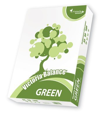 Kancelársky papier, recyklovaný, A4, 80 g, VICTORIA PAPER "Balance Green" 2
