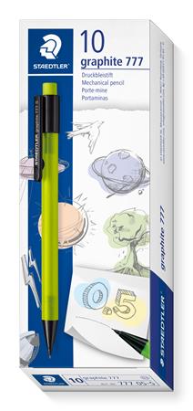 Mikroceruzka, 0,5 mm, STAEDTLER "Graphite 777", zelená 2