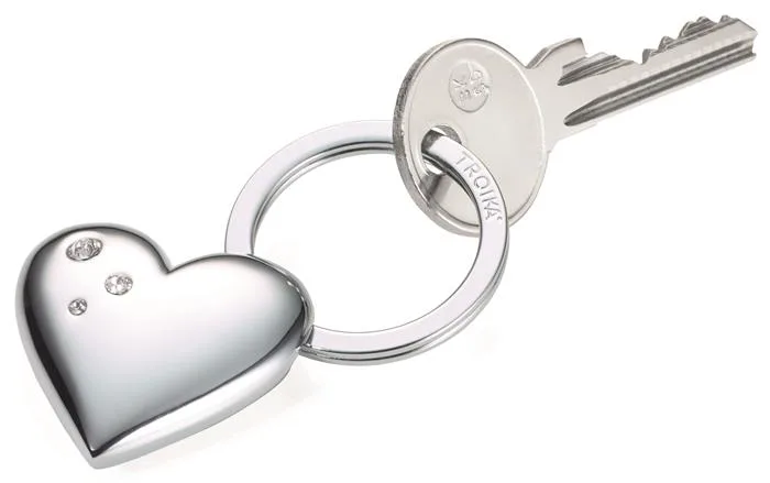 Kľúčenka, so SWAROVSKI® krištáľmi, TROIKA, "Girls best friends" Shiny 2