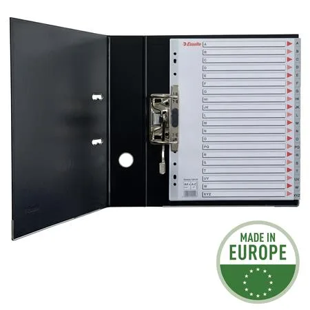Register, plastový A4 Maxi, A-Z, ESSELTE, sivý 3