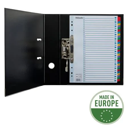Register, kartón, A4, 1-31, ESSELTE "Mylar" 3