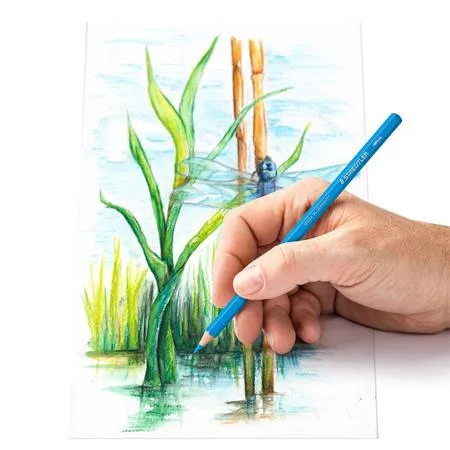 Akvarelové ceruzky, sada, šesťhranné, STAEDTLER® "146 10C", 24 rôznych farieb 2
