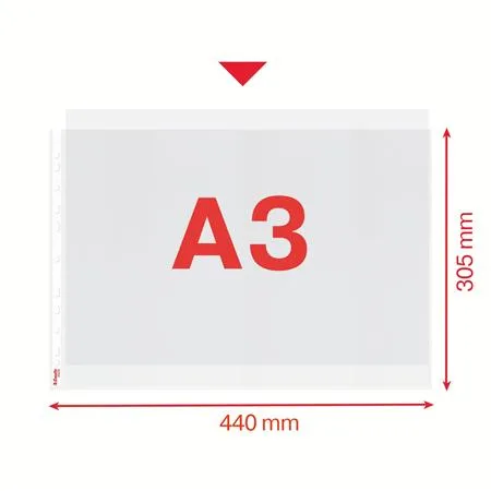 Euroobal, A3, 75 mikr., drsný povrch, na ležato, ESSELTE 5