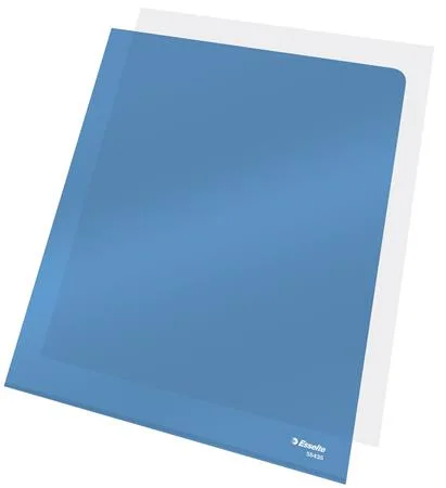Obal "L", A4, 150 mikr., číry povrch, ESSELTE "Luxus", modrý 3