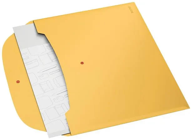 Obal na patent, 2 vrecká, A4, PP, LEITZ "Cosy", teplá žltá 5