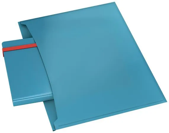 Obal na patent, 2 vrecká, A4, PP, LEITZ "Cosy", pokojná modrá 3