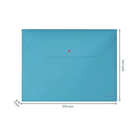 Obal na patent, 2 vrecká, A4, PP, LEITZ "Cosy", pokojná modrá 4