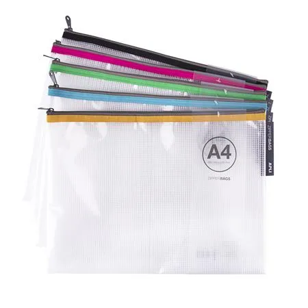 Organizačné vrecko, na zips, 355 x 255 mm, APLI, rôzne farby 3