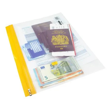 Obálka na zips, A4+, RAPESCO, "Zippi", mix farieb 3