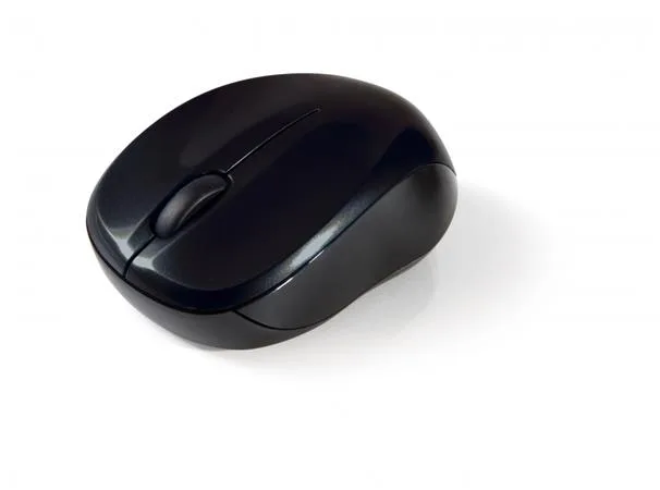 Myš, bezdrôtová, optická, stredná veľkosť, USB, VERBATIM "Go", čierna 3