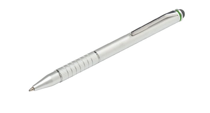Dotykové pero, pre dotykové zariadenia, 2in1, LEITZ "Stylus", strieborná 3