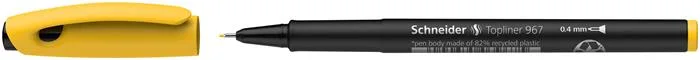 Liner, 0,4 mm, SCHNEIDER "Topliner 967", žltý 3