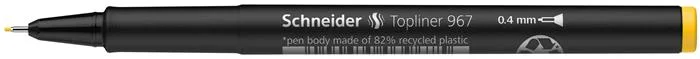 Liner, 0,4 mm, SCHNEIDER "Topliner 967", žltý 4