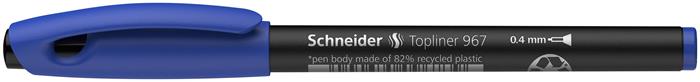 Liner, 0,4 mm, SCHNEIDER "Topliner 967", modrý 2