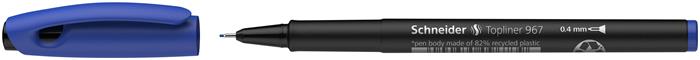 Liner, 0,4 mm, SCHNEIDER "Topliner 967", modrý 3