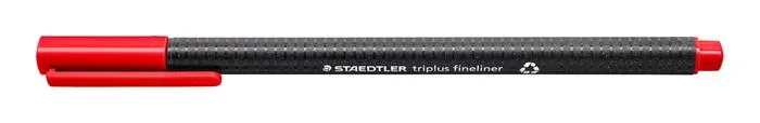 Liner, 0,3 mm, STAEDTLER "Triplus", červený 2