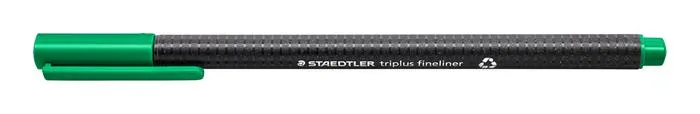 Liner, 0,3 mm, STAEDTLER "Triplus", zelený 2
