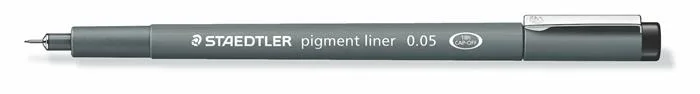 Liner, 0,05 mm, STAEDTLER "Pigment Liner", čierny 2