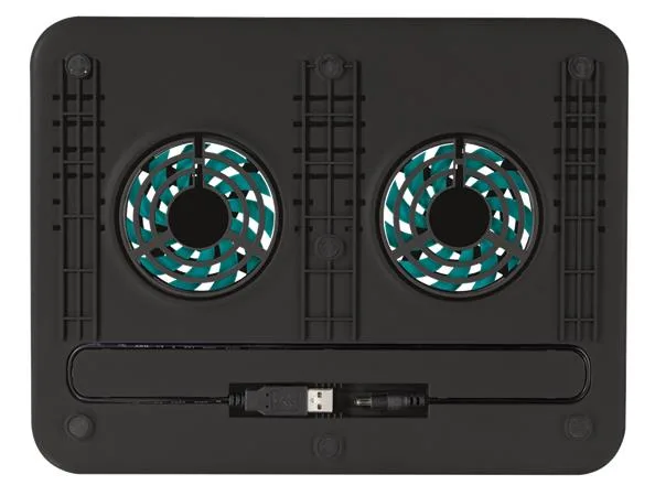Stojan na notebook, s ventilátorom, USB, TRUST "Cyclone" 5