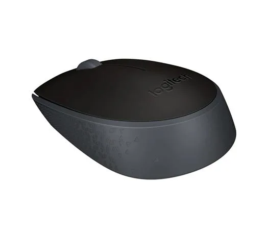 Myš, bezdrôtová, optická, stredná veľkosť, USB, LOGITECH "M171", čierna 4