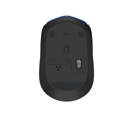 Myš, bezdrôtová, optická, stredná veľkosť, USB, LOGITECH "M171", čierna 5