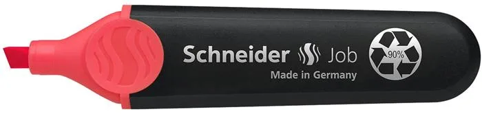 Zvýrazňovač, 1-5 mm, SCHNEIDER "Job 150", červený 4