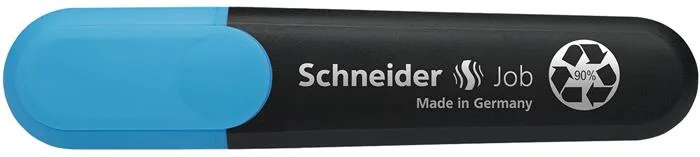 Zvýrazňovač, 1-5 mm, SCHNEIDER "Job 150", modrý 2