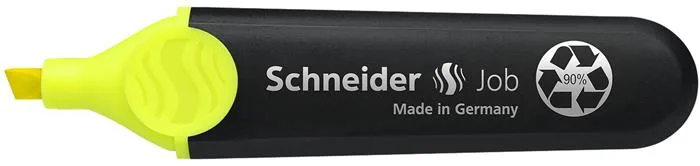 Zvýrazňovač, 1-5 mm, SCHNEIDER "Job 150", žltý 4