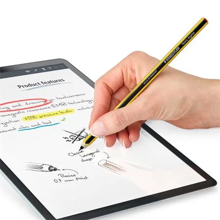 Dotyková ceruzka, na dotykové obrazovky, EMR, STAEDTLER "Noris Digital Classic 180 22", žltá 2