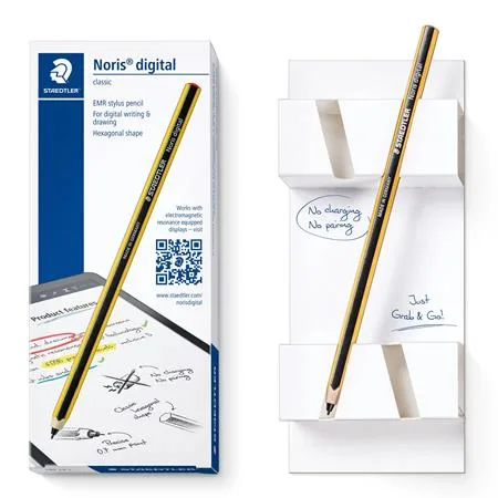 Dotyková ceruzka, na dotykové obrazovky, EMR, STAEDTLER "Noris Digital Classic 180 22", žltá 3