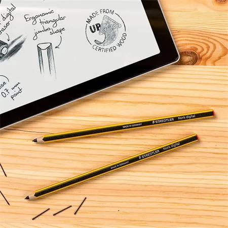 Dotyková ceruzka, na dotykové obrazovky, EMR, STAEDTLER "Noris Digital Classic 180 22", žltá 7