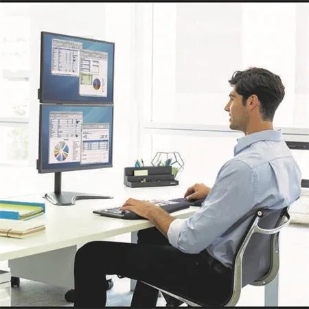 Držiak na monitor, FELLOWES, "Seasa™ Dual Stacking", čierna 2