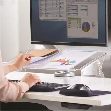 Držiak dokumentov, FELLOWES "Clarity™", priesvitná 2