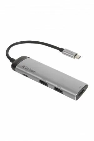 USB HUB, USB-C/USB 3.0/HDMI, VERBATIM 4