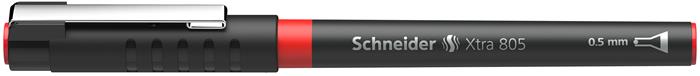 Roller, 0,5 mm, SCHNEIDER " XTRA 805", červený 3