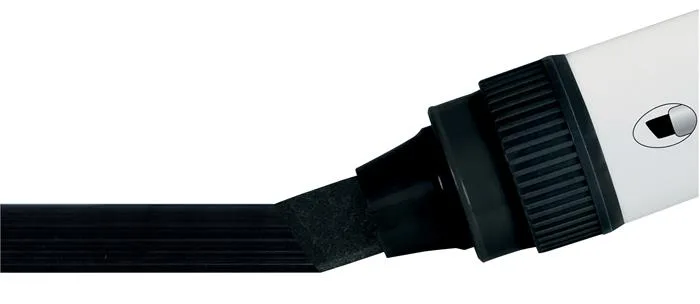 Popisovač na tabule, jumbo rozmer, zrezaný hrot, 10 mm, NOBO "Glide", čierna 3