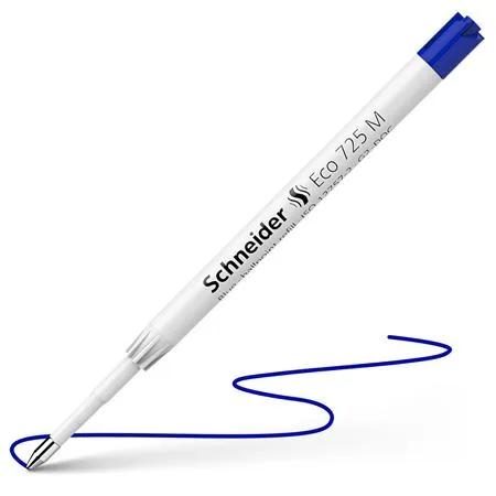 Náplň do guľ. pera, 0,5 mm, SCHNEIDER " Eco 725 M", modrá 2