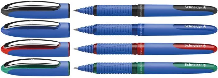 Roller, sada, 0,5 mm, SCHNEIDER "One Hybrid C", 4 farby 2