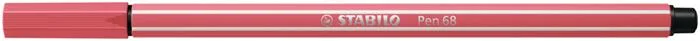 Popisovač, 1 mm, STABILO "Pen 68", hrdzavo červený 2